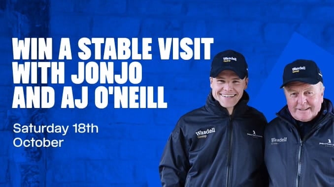 Jonjo Connell Win a Stable Visit with Jonjo & AJ O'Neill